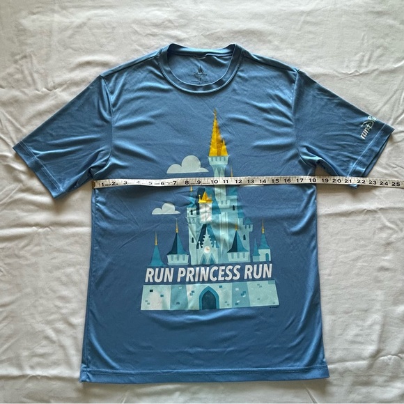 Run Disney Cinderella Light Blue "RUN PRINCESS RUN" Short Sleeve T-Shirt Size S - Picture 9 of 9